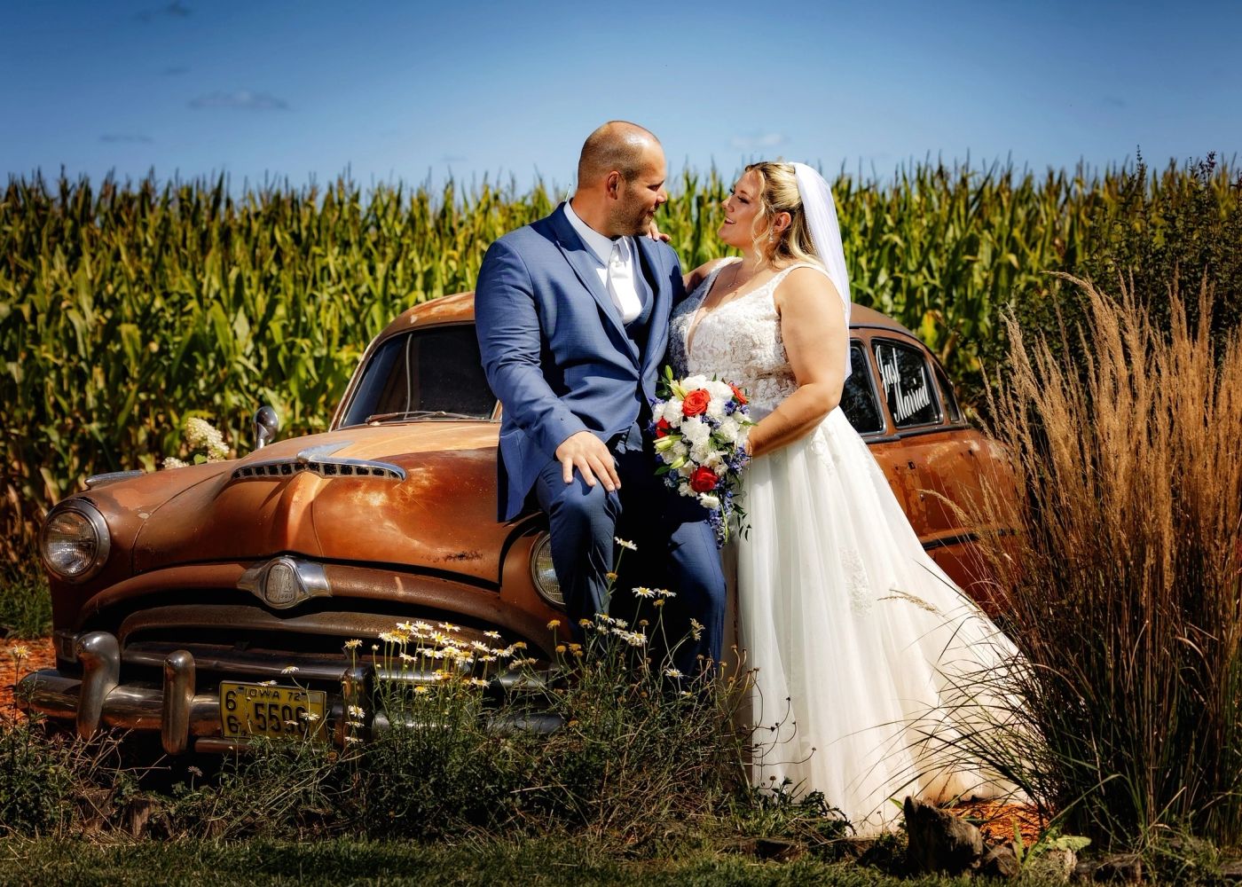Couple at The Rustic Barn Venue